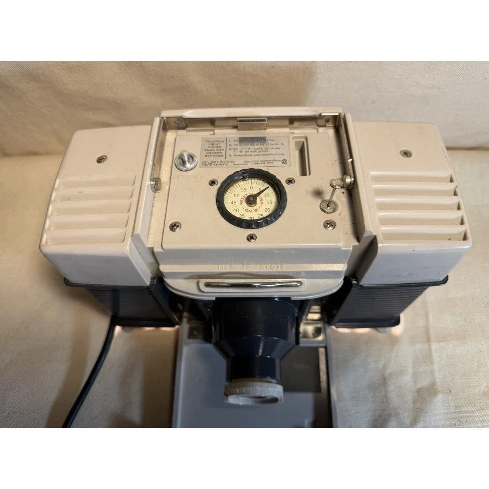 Vintage Polaroid Print Copier Model 240 – Works, Rare 1950s Photo Equipment